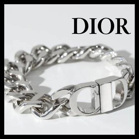 ギフトにも♡【DIOR】CD ICON チェーンリンク ブレスレット 